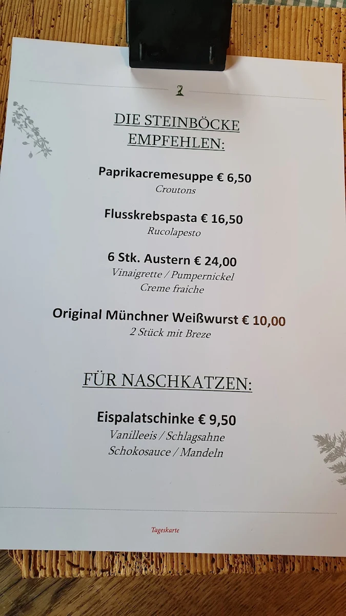 Speisekarte photo 2