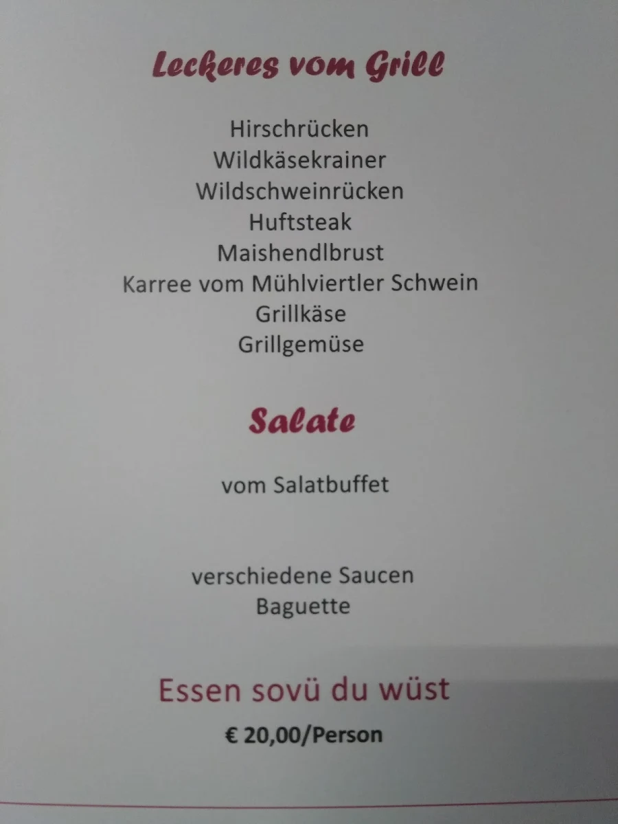 Speisekarte photo 5