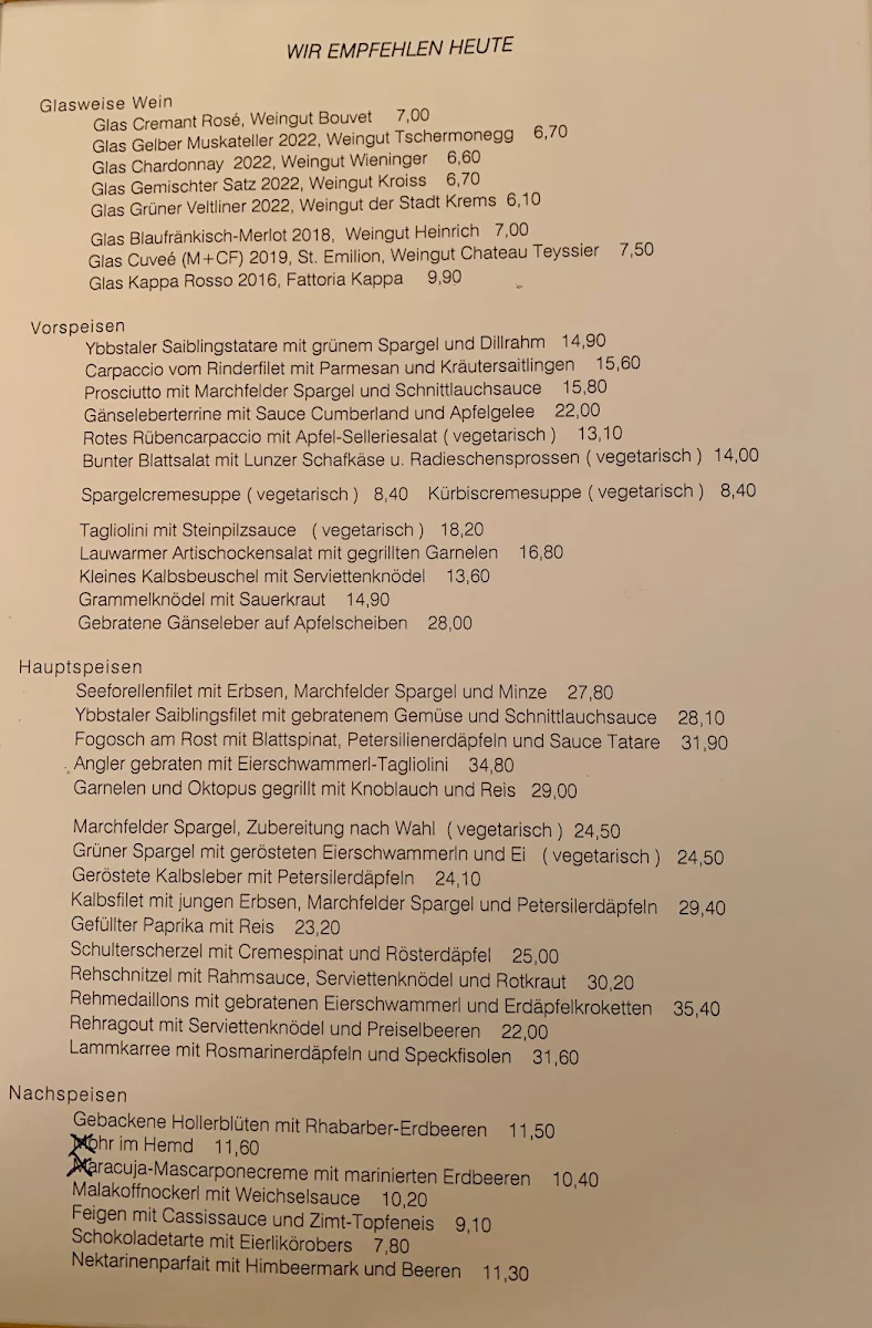 Speisekarte photo 2