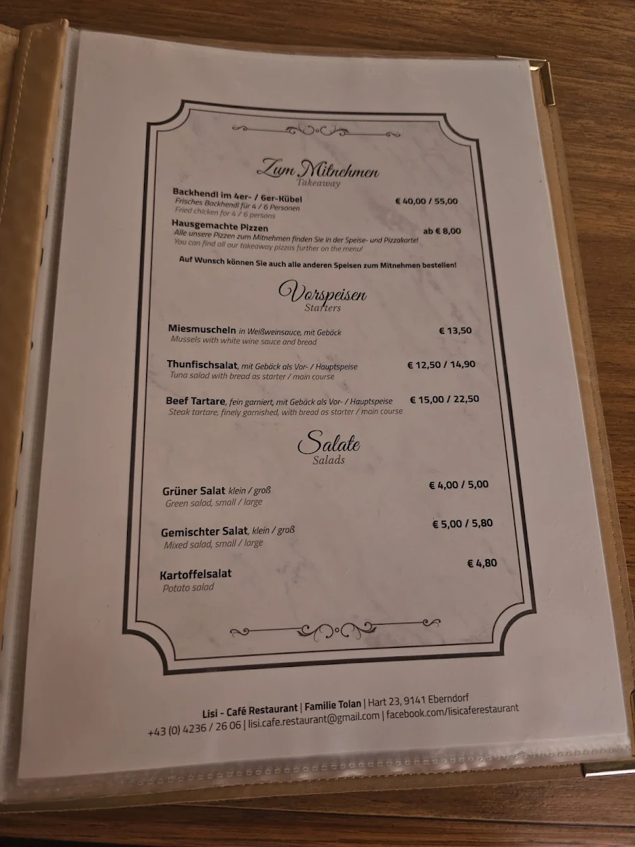 Speisekarte photo 1