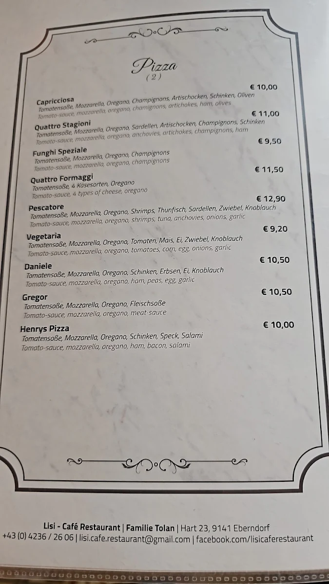 Speisekarte photo 3