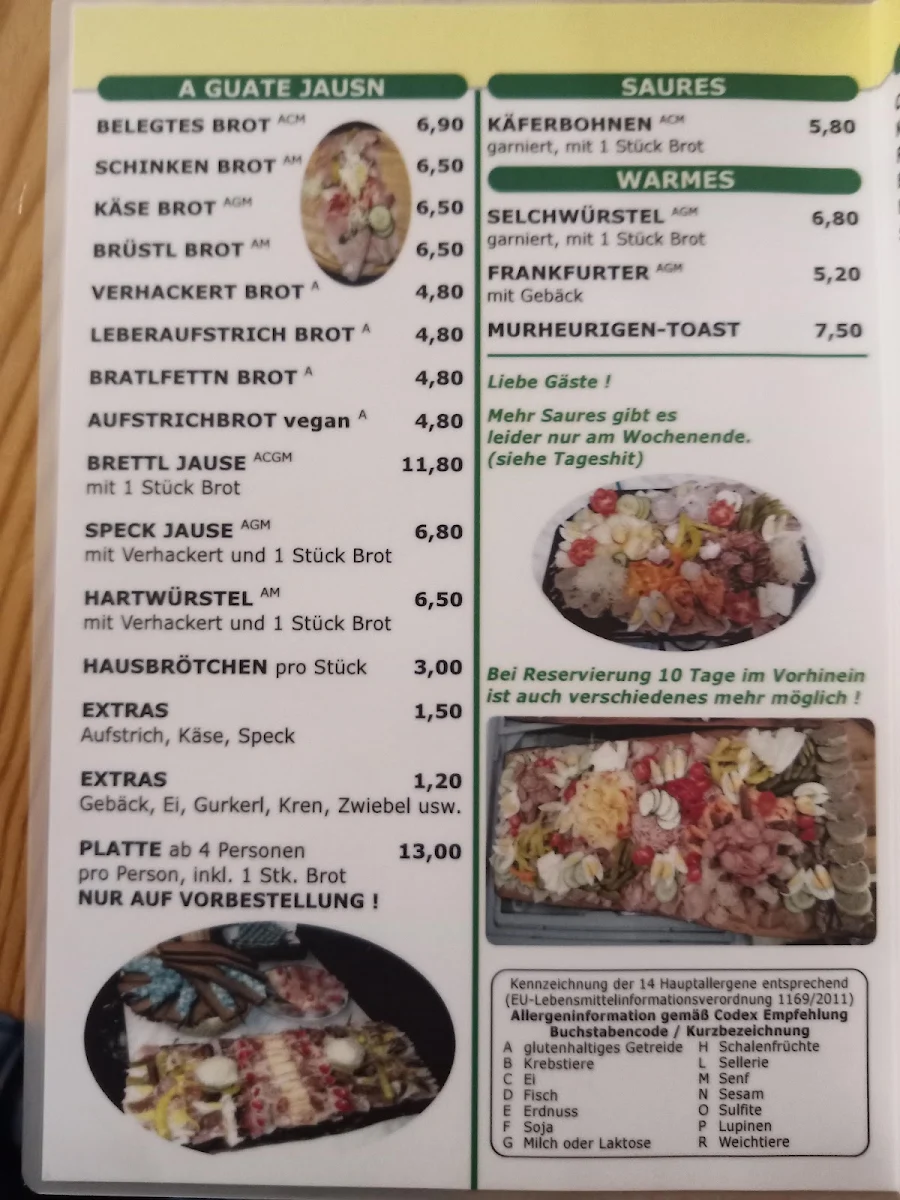 Speisekarte photo 2