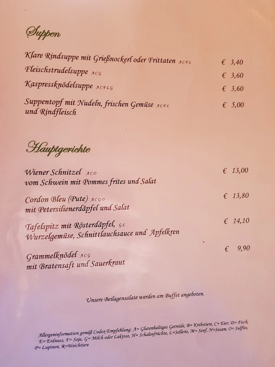 Speisekarte photo 4