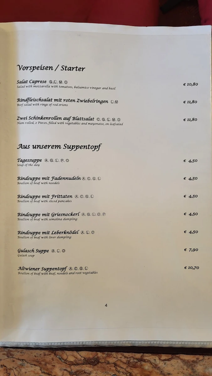 Speisekarte photo 1