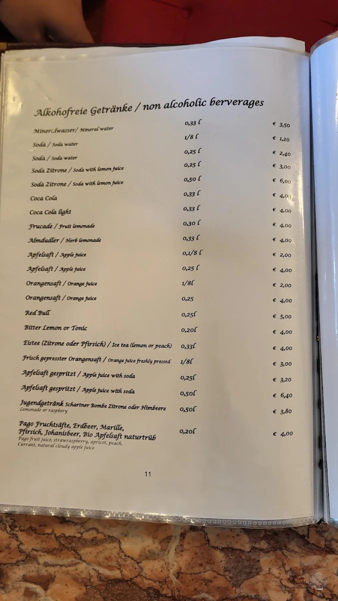 Speisekarte photo 2