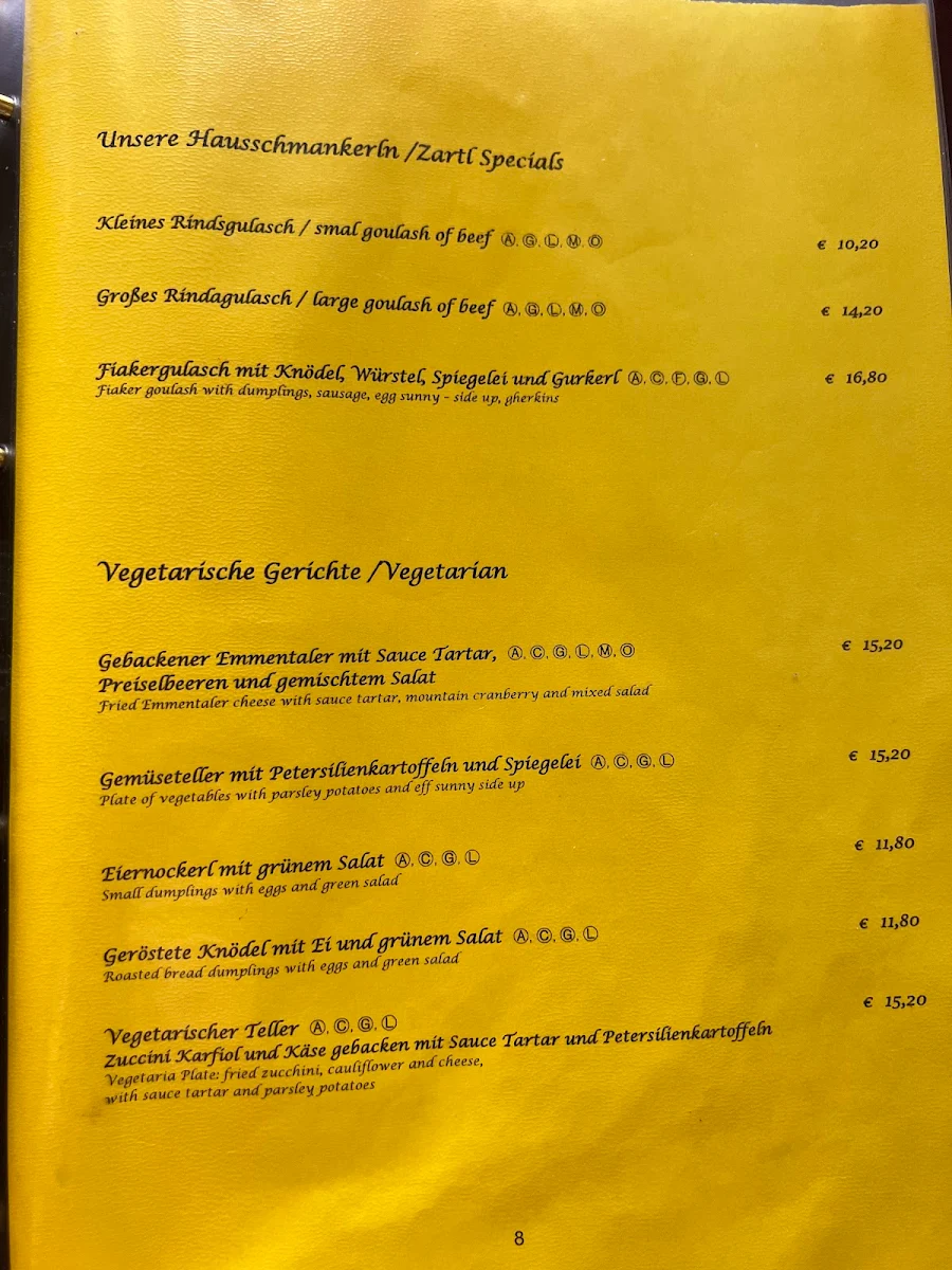 Speisekarte photo 5