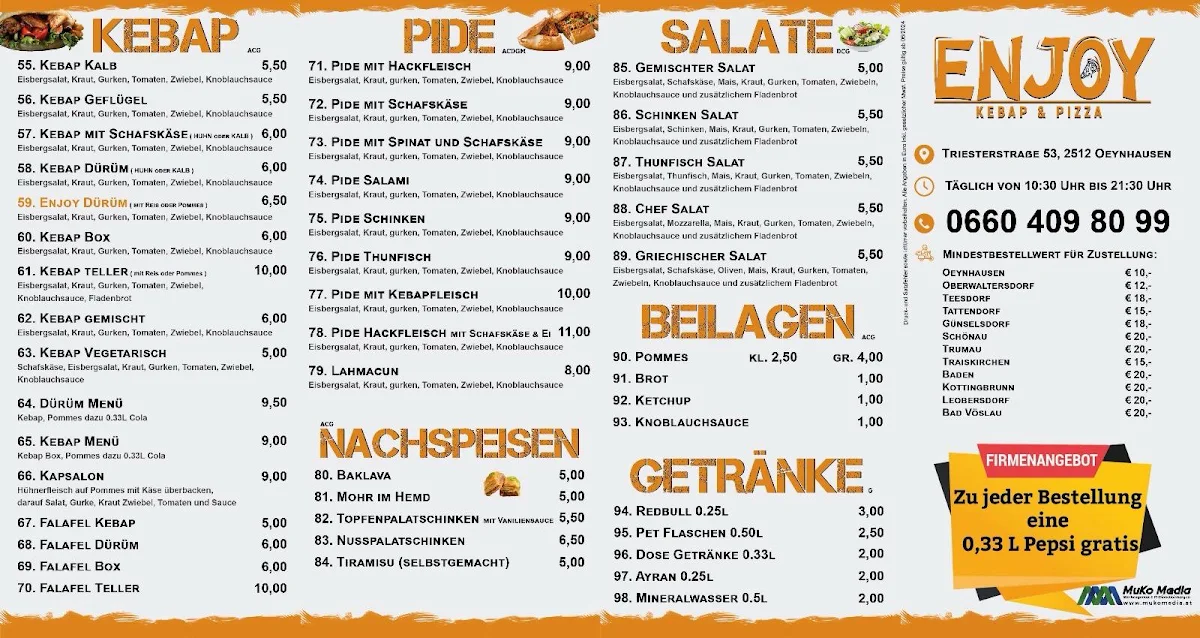 Speisekarte photo 1