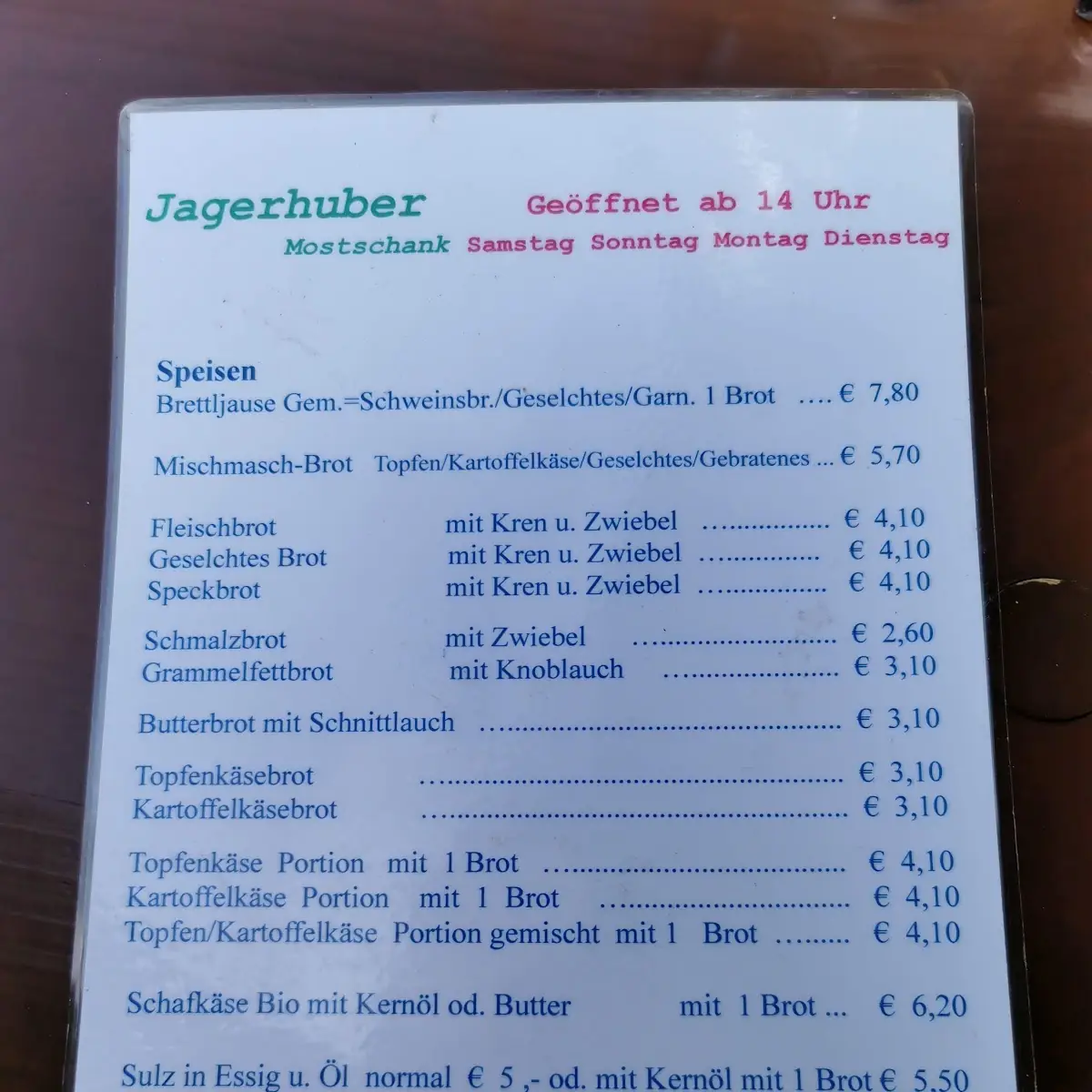 Speisekarte photo 6