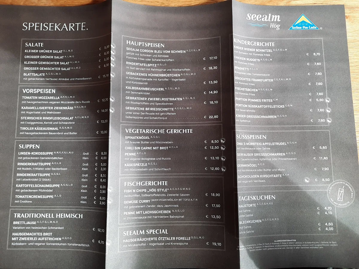 Speisekarte photo 3