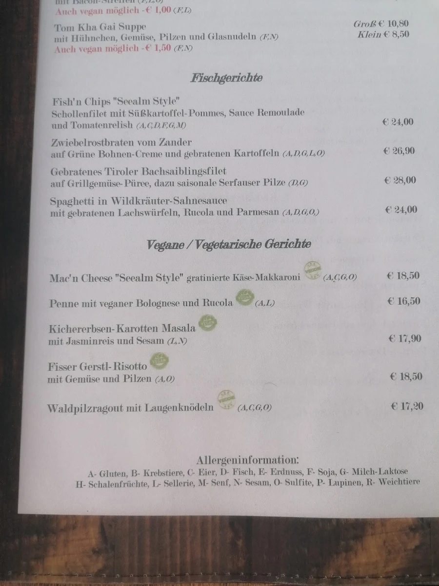 Speisekarte photo 5