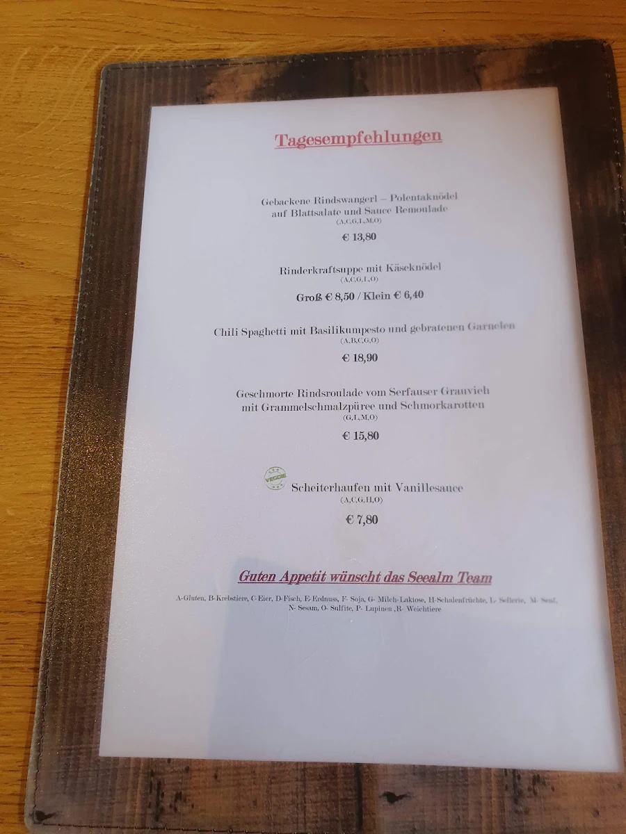 Speisekarte photo 8