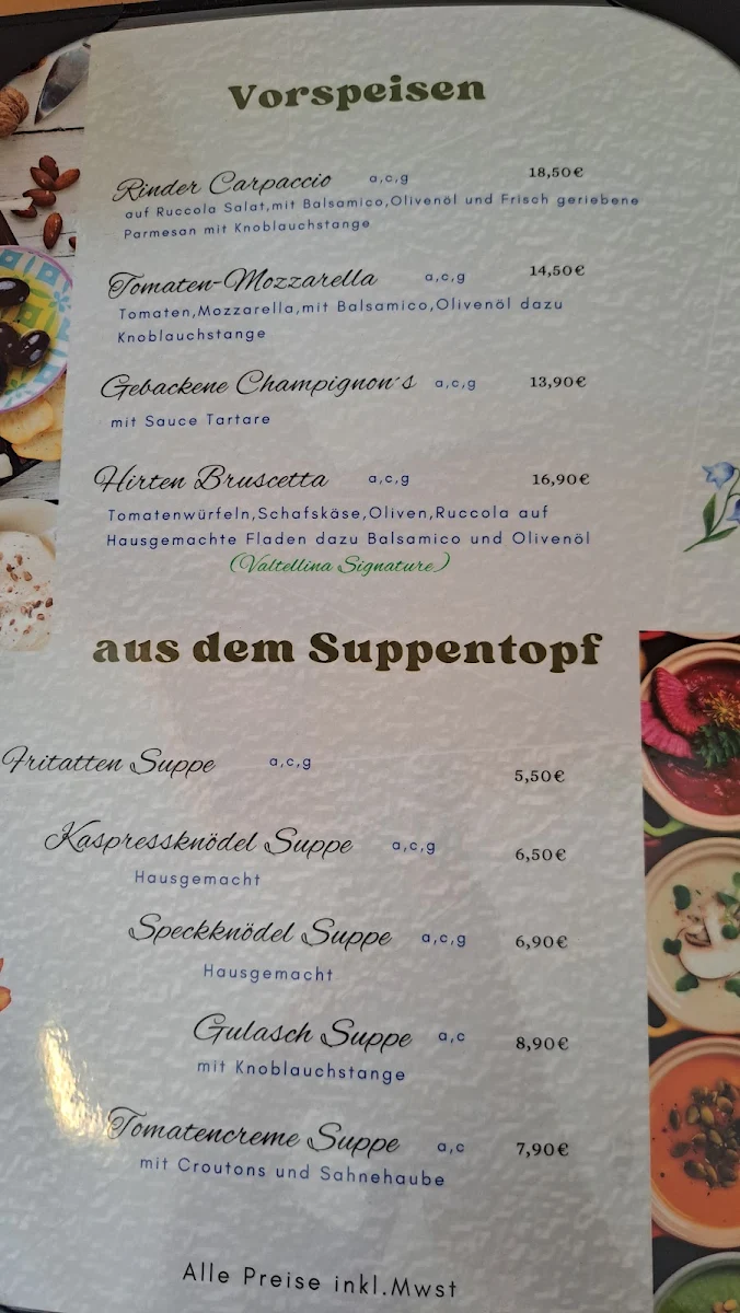 Speisekarte photo 1