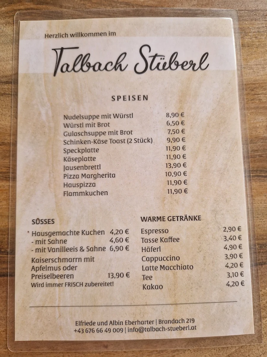Speisekarte photo 3