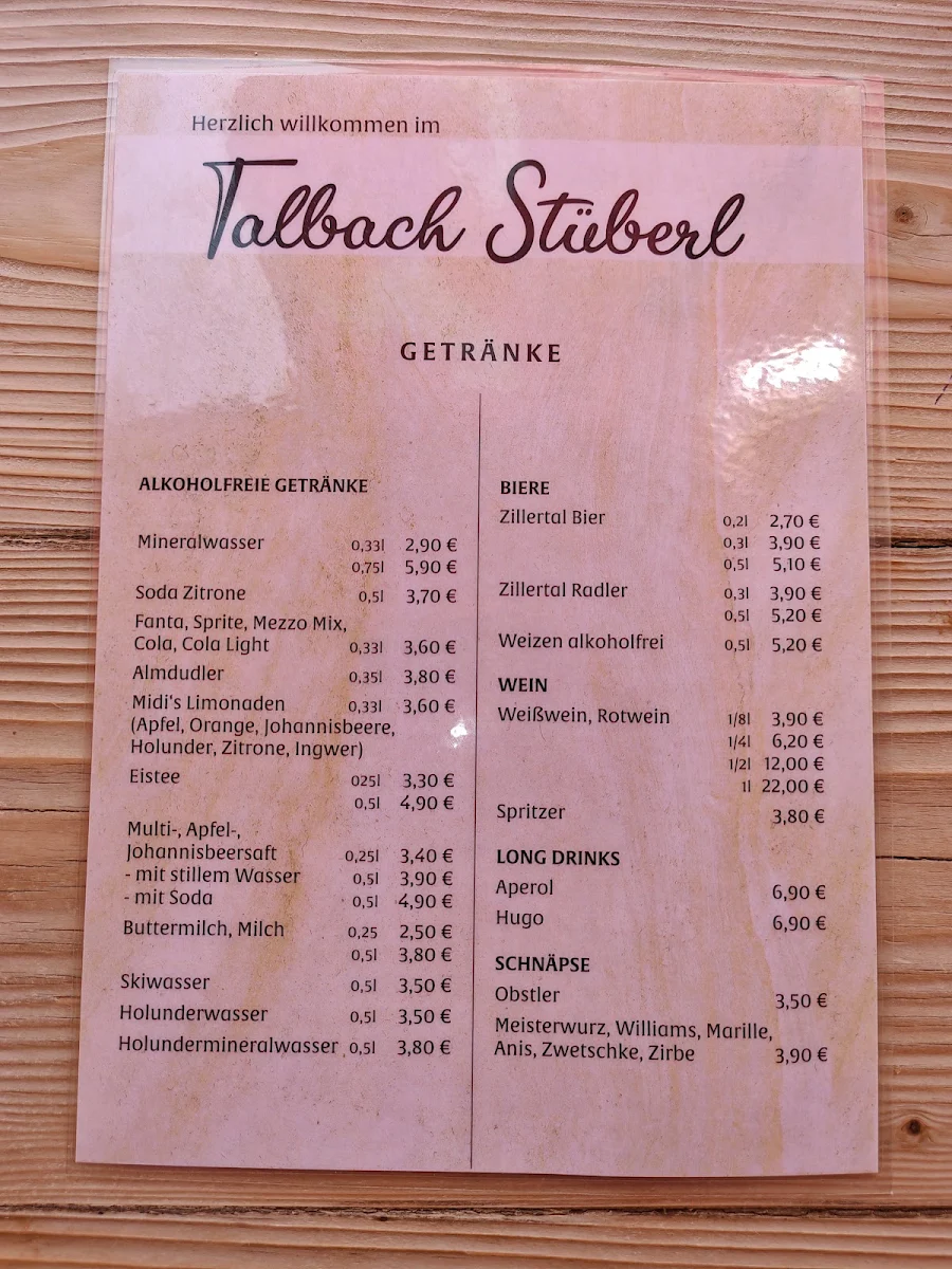Speisekarte photo 5