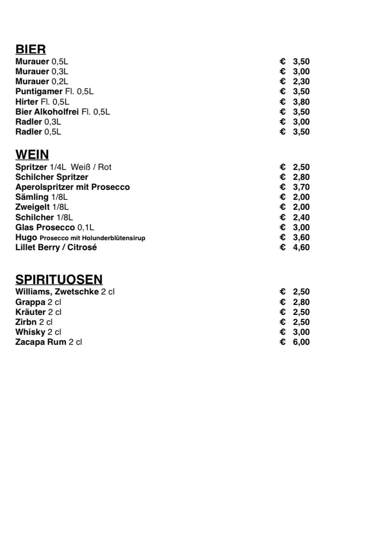 Speisekarte photo 3