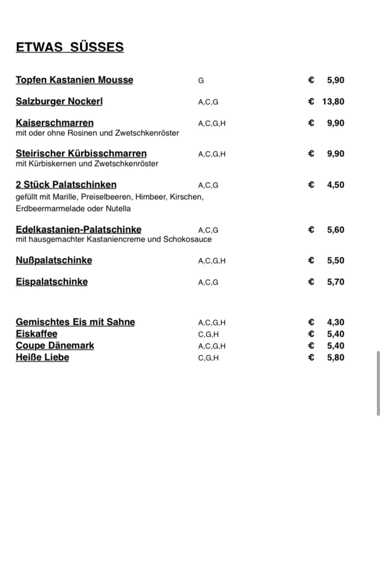 Speisekarte photo 5