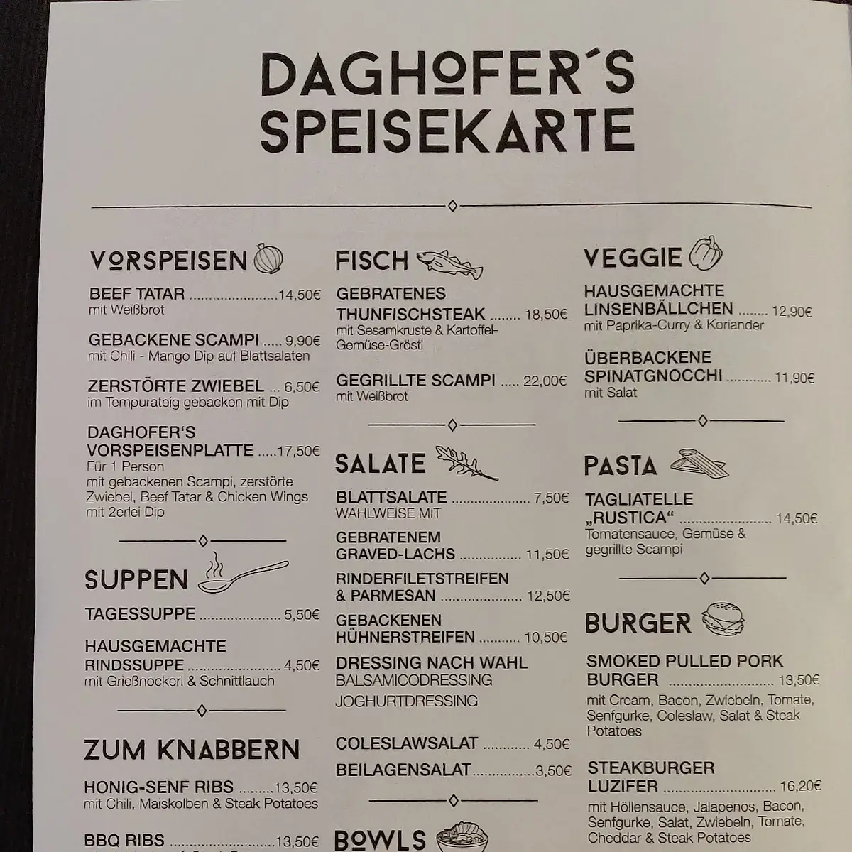 Speisekarte photo 8
