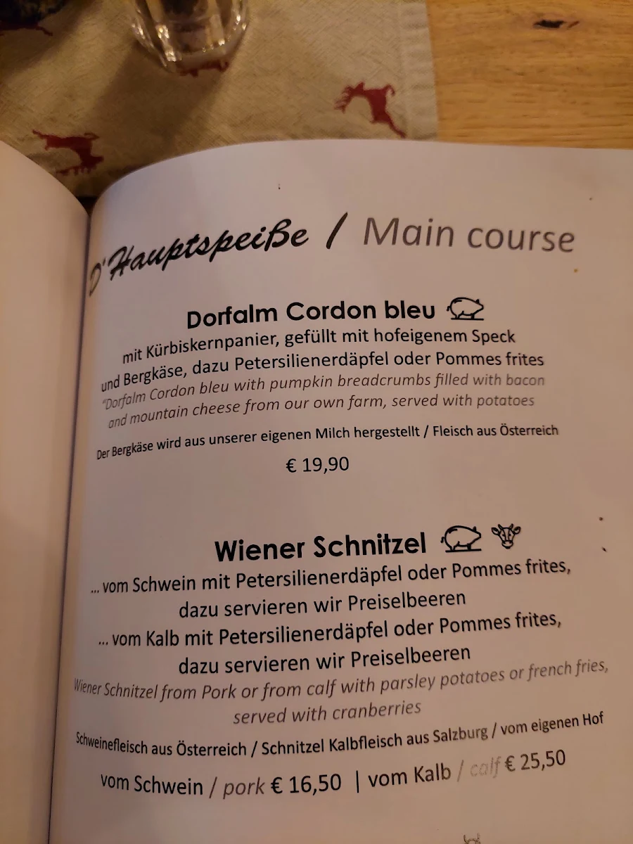 Speisekarte photo 2