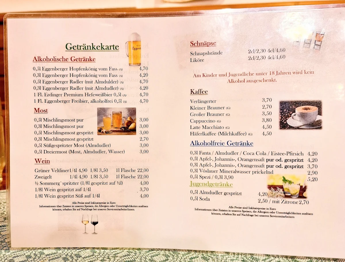 Speisekarte photo 1