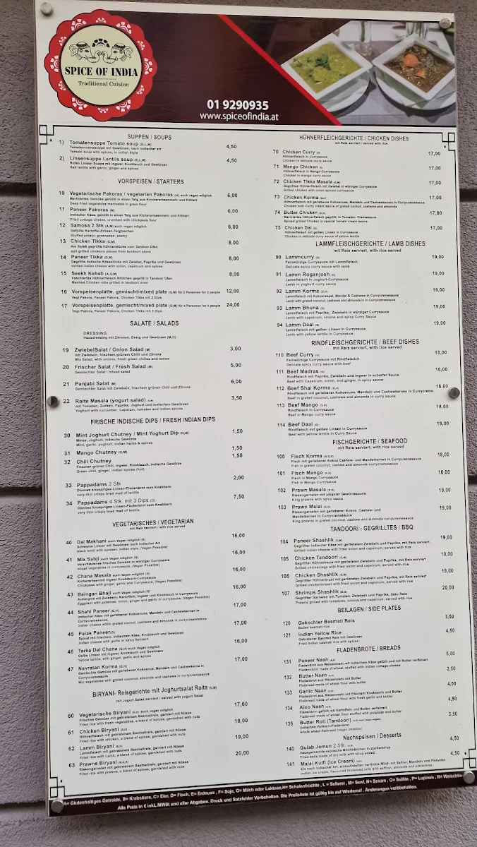Speisekarte photo 1