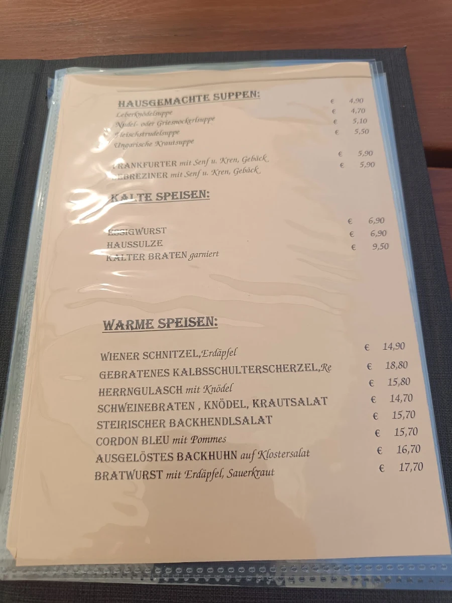 Speisekarte photo 1