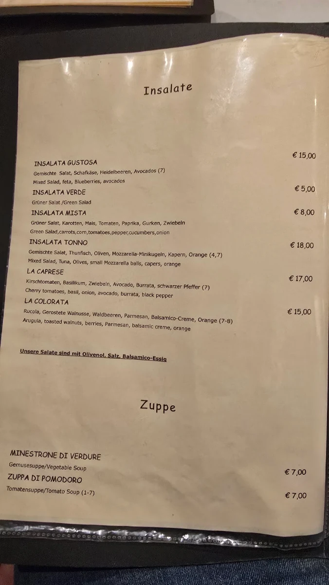 Speisekarte photo 5