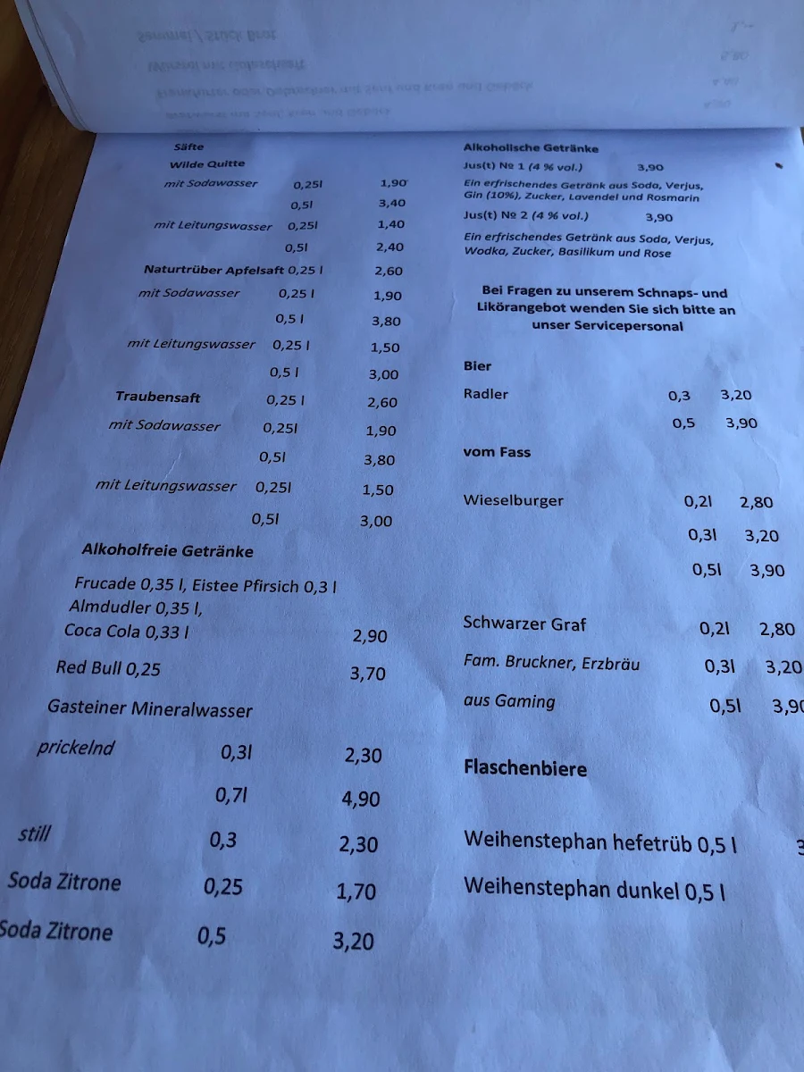 Speisekarte photo 2
