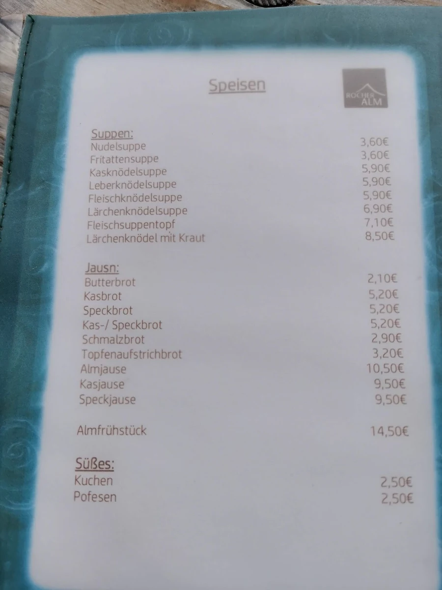 Speisekarte photo 2