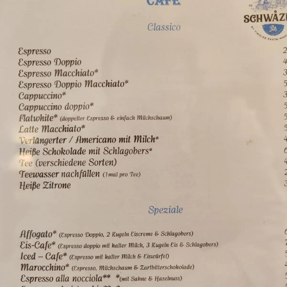 Speisekarte photo 1