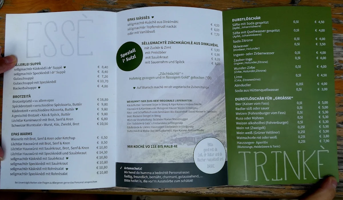 Speisekarte photo 2