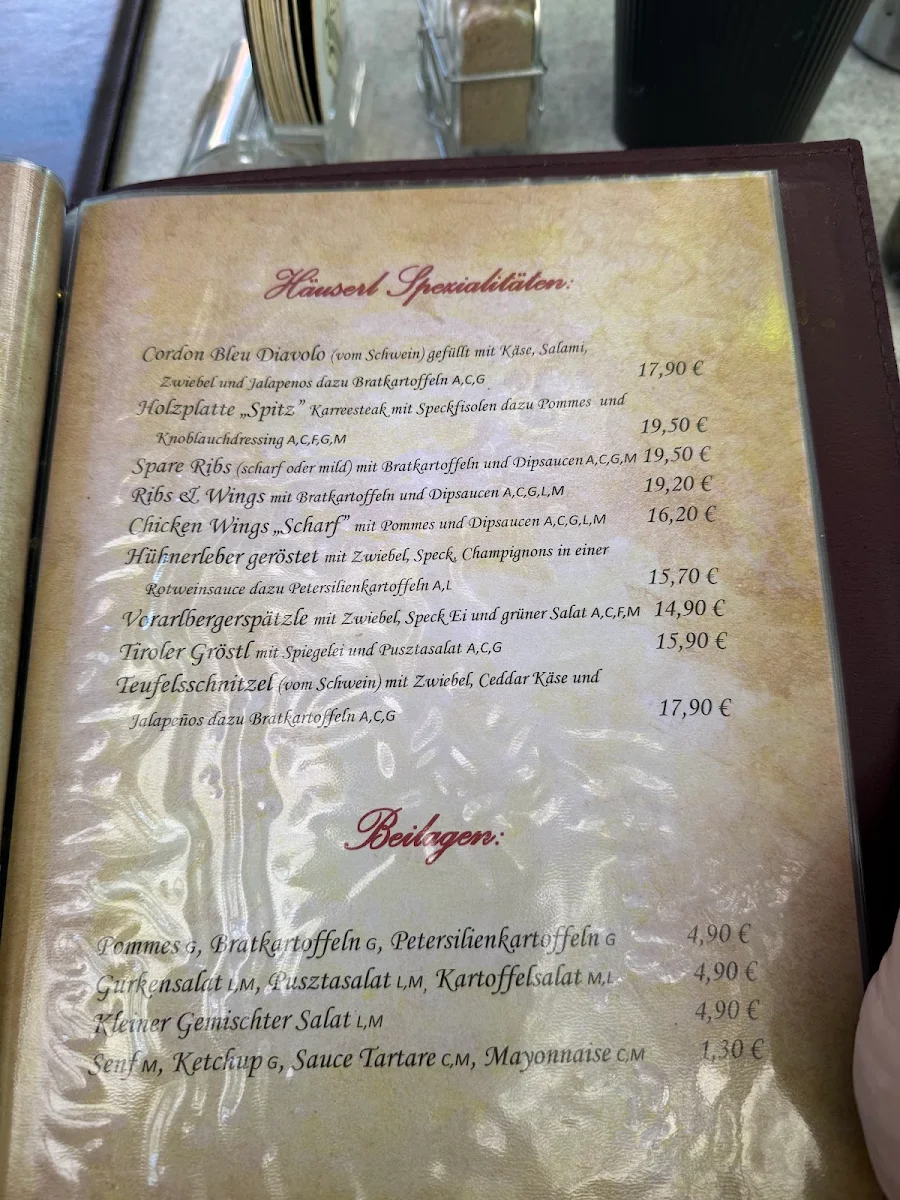Speisekarte photo 2