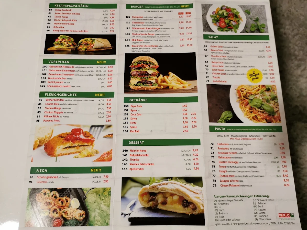 Speisekarte photo 2
