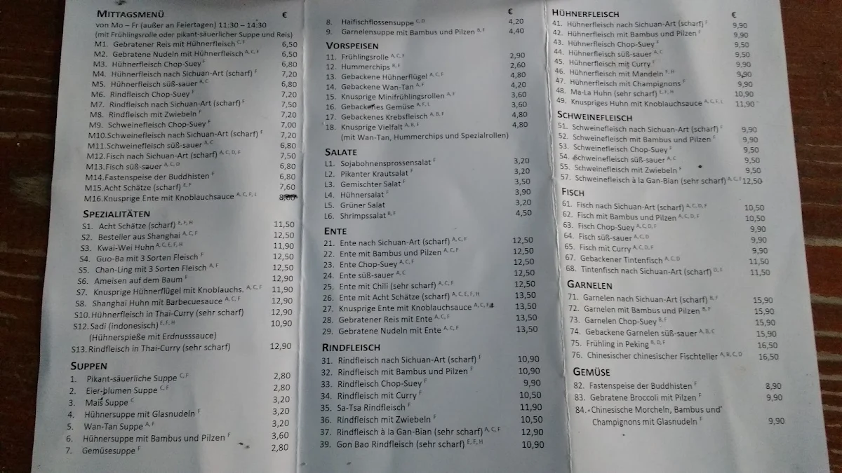 Speisekarte photo 4