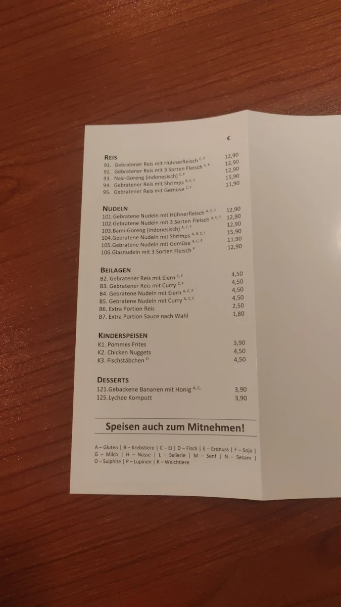 Speisekarte photo 5