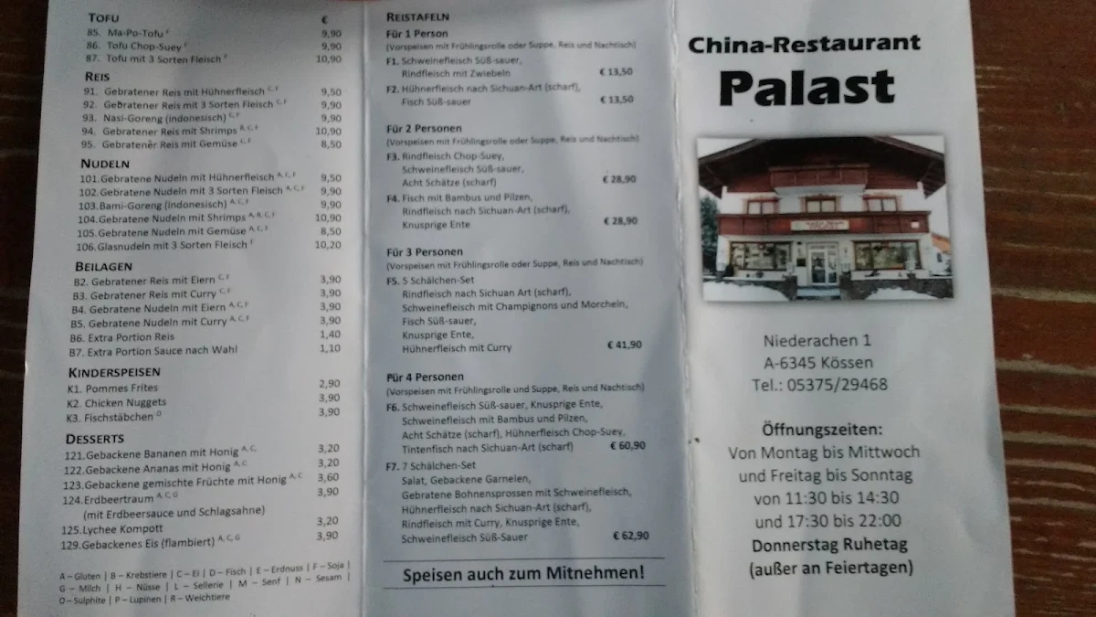 Speisekarte photo 6