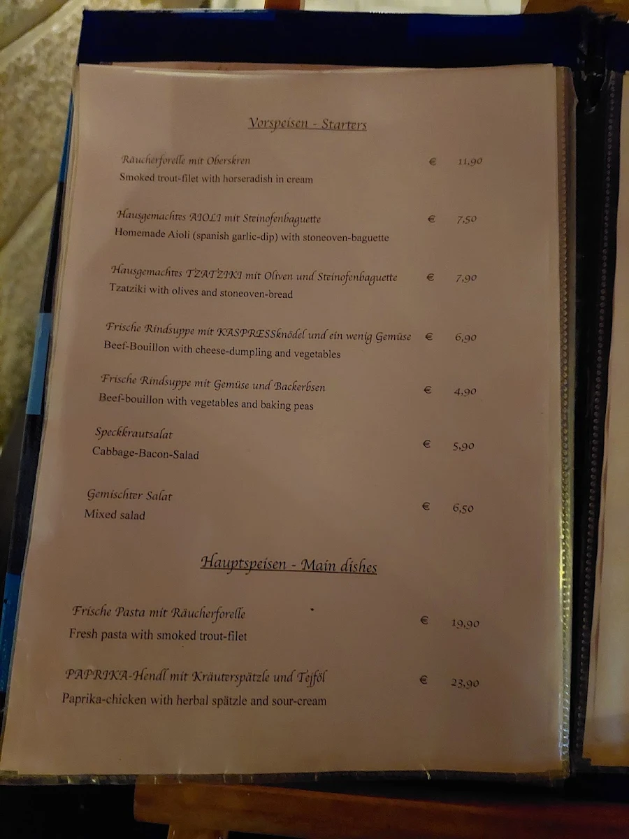 Speisekarte photo 4