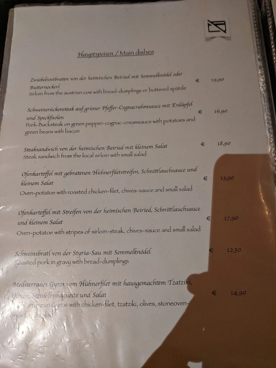 Speisekarte photo 9