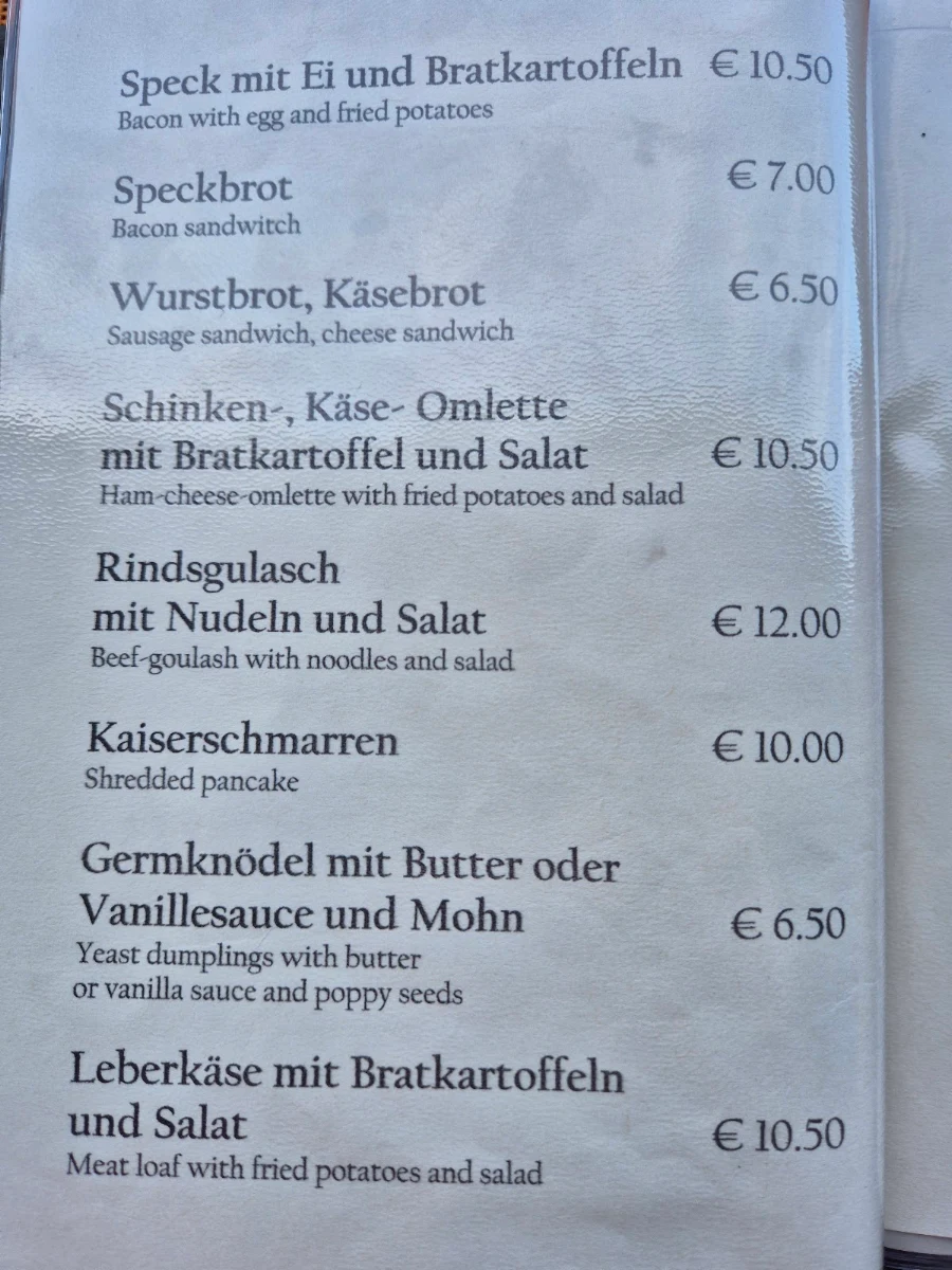 Speisekarte photo 1