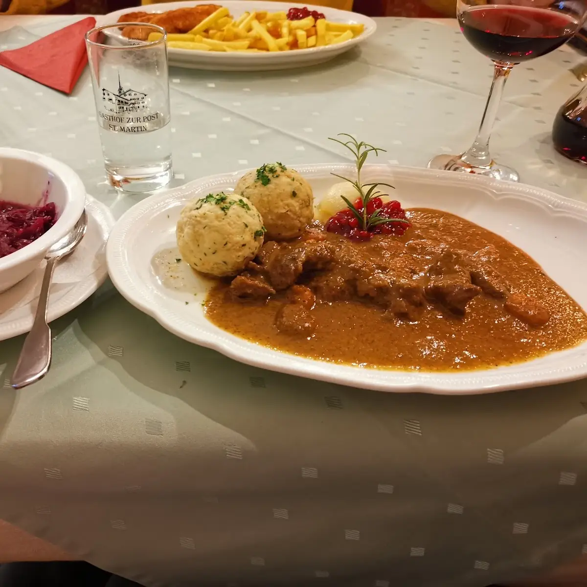 Essen und Trinken, Gasthof Post