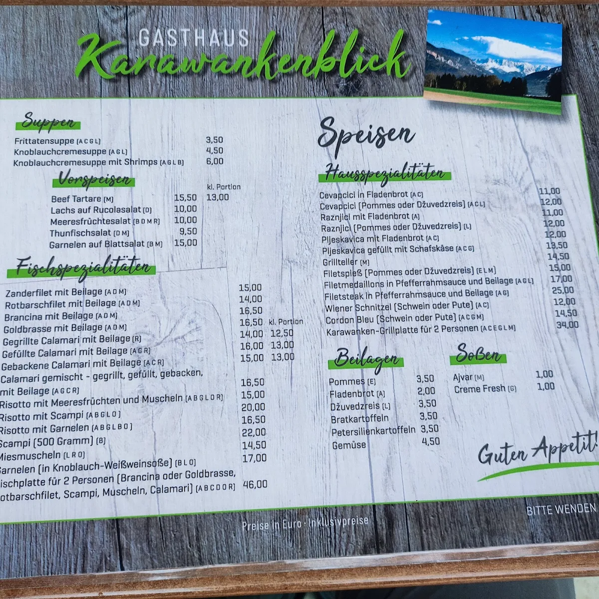 Speisekarte photo 6