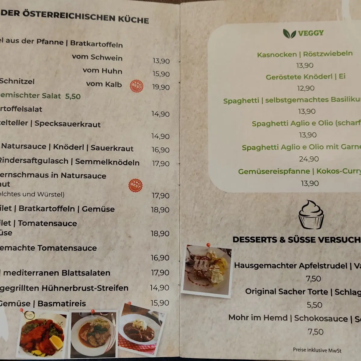Speisekarte photo 4