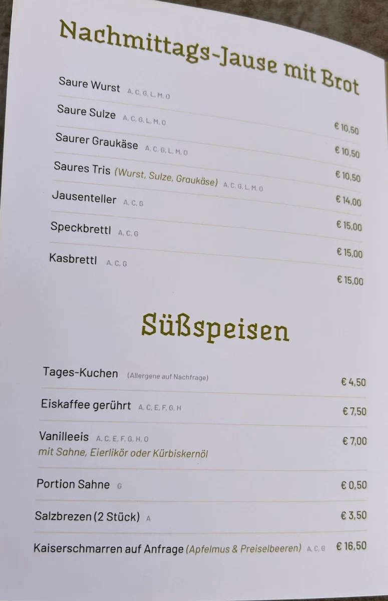 Speisekarte photo 1