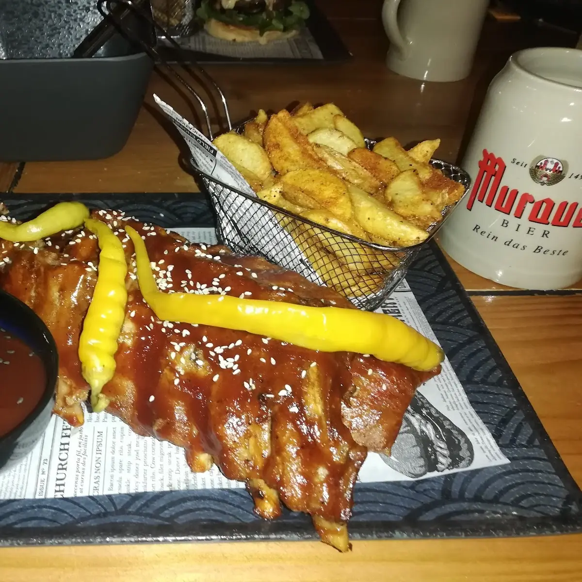 Essen und Trinken, Papa's Steakhaus