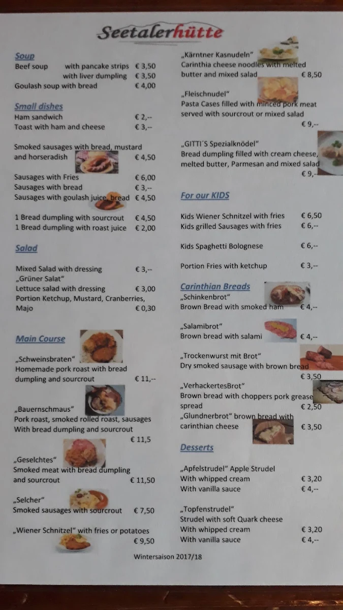 Speisekarte photo 3