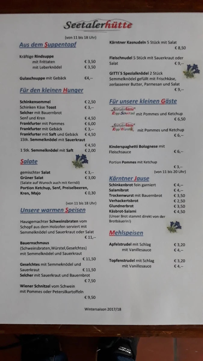 Speisekarte photo 4