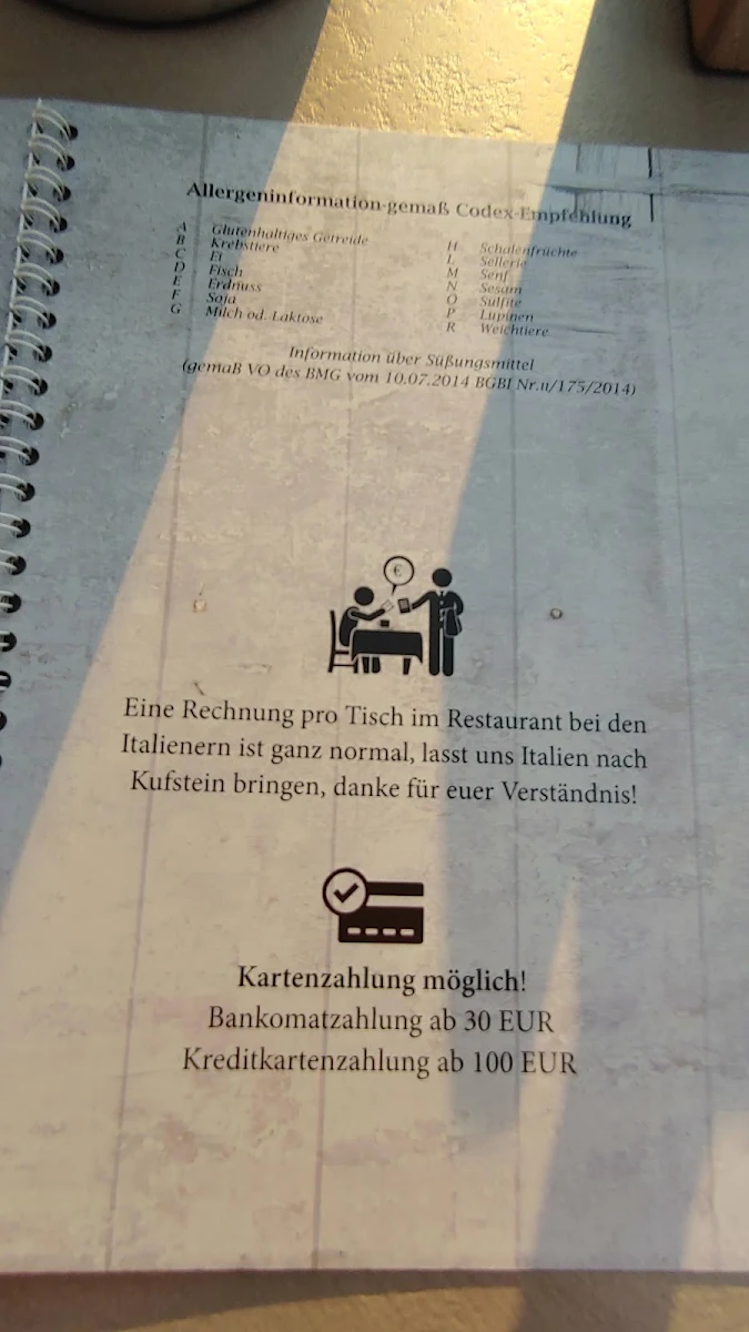 Speisekarte photo 4