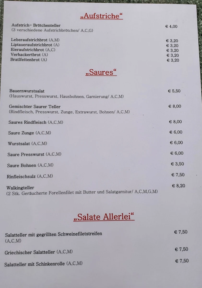 Speisekarte photo 2