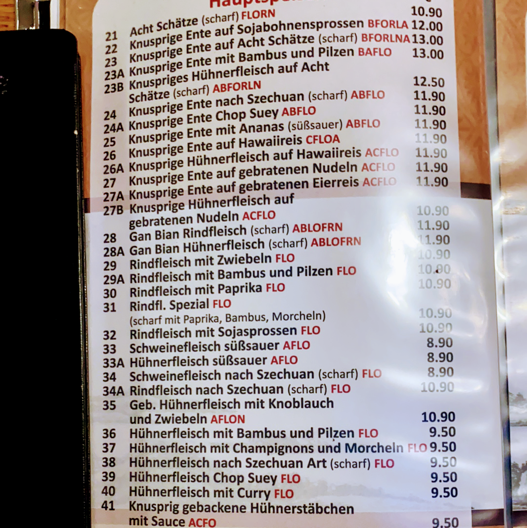 Speisekarte photo 3