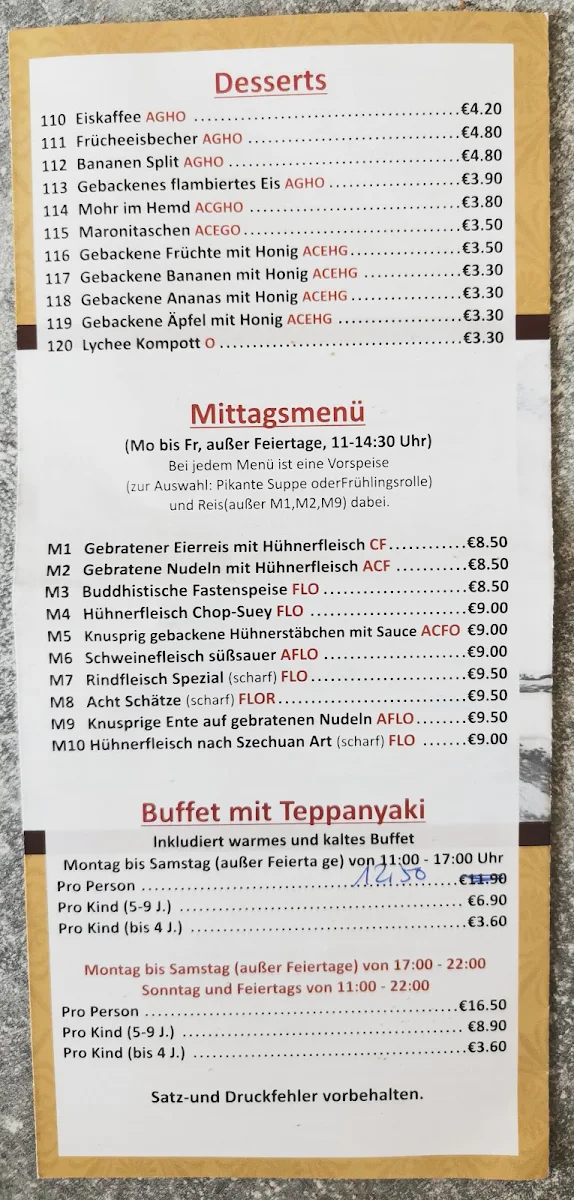 Speisekarte photo 6