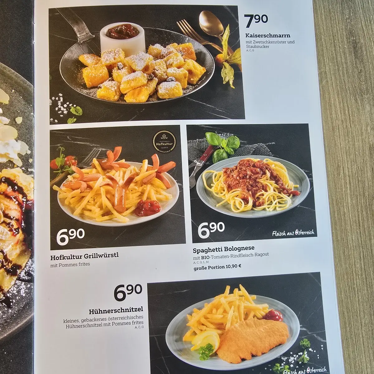 Speisekarte photo 3